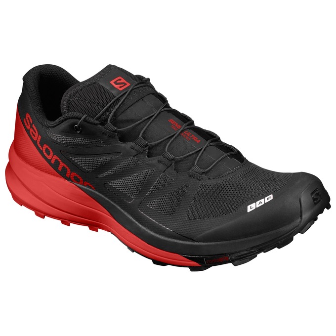 Salomon S/LAB SENSE ULTRA Zapatillas Trail Running Hombre - Negras / Rojas - Colombia (29560-VMKD)